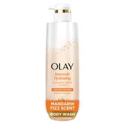 Olay Intensely Hydrating Body Wash with Hyaluronic Serum Complex, Mandarin Fizz Scent, 20 fl oz