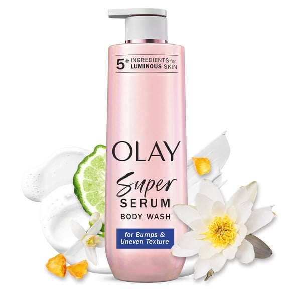 Olay Super Serum Body Wash for Bumps & Uneven Textured Skin, Serum Complex for Luminous Skin, 20 fl oz