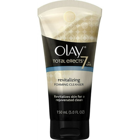 OLAY Total Effects 7 in one Revitalizing Foaming Face Cleanser 5 oz (Pack of 2)