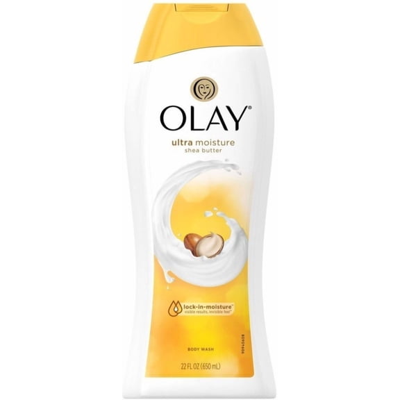 OLAY Ultra Moisture Shea Butter Body Wash 22 oz (Pack of 2)