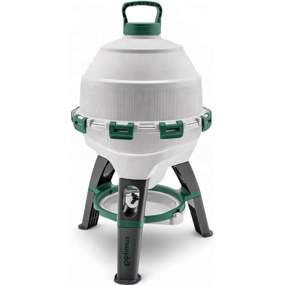 Hatching Time 6 Gallon Automatic Chicken Waterer Gravity-Fed Poultry Drinker & Feeder