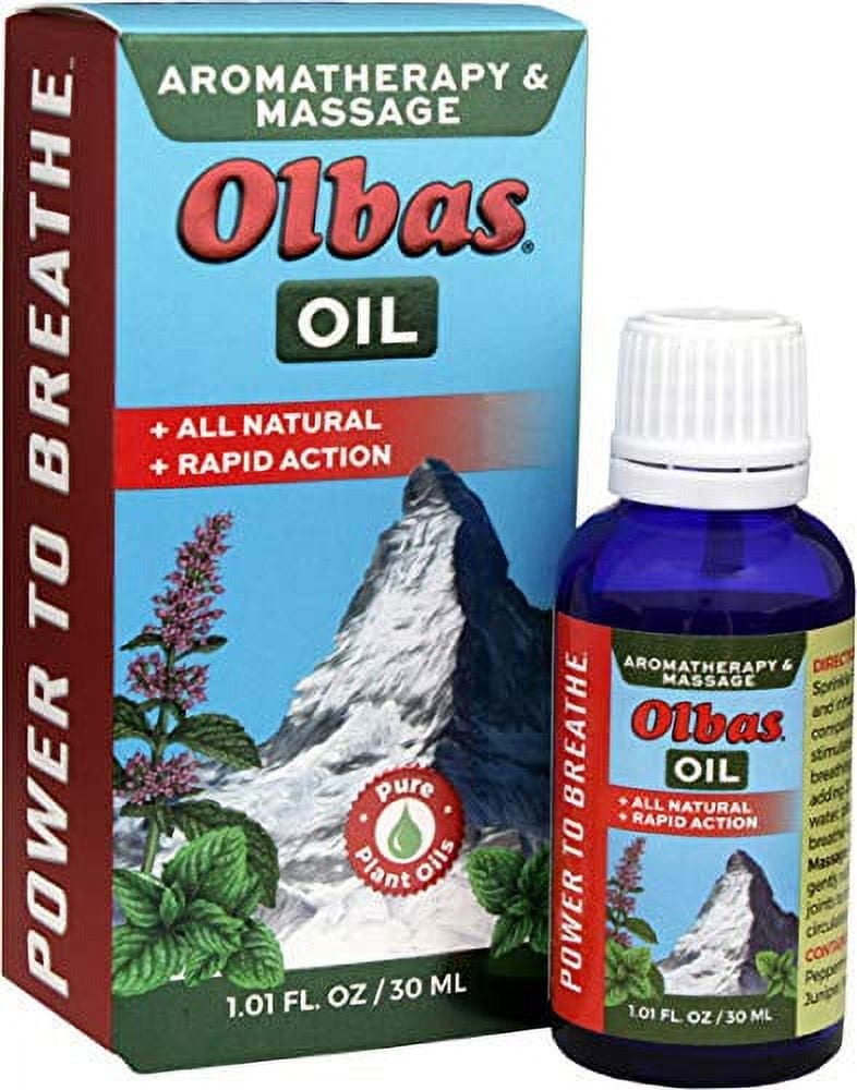 OLBAS Massage and Aromatherapy Oil, 1.01 oz, 3 Pack