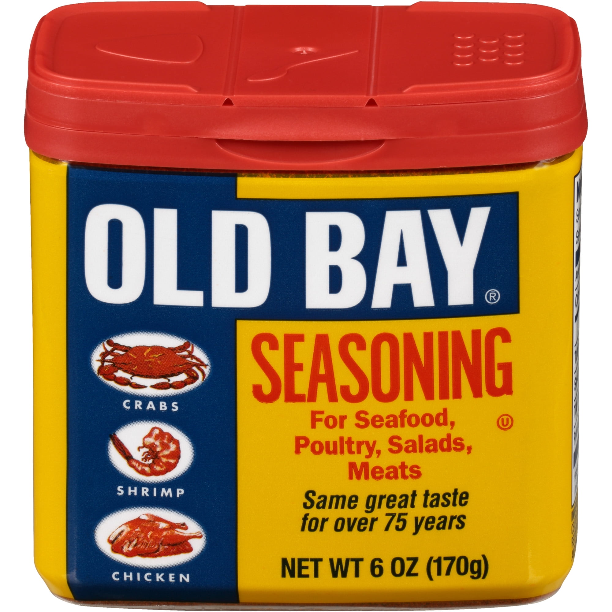 OLD BAY Classic Seafood Seasoning, 6 oz Mixed Spices & Seasonings