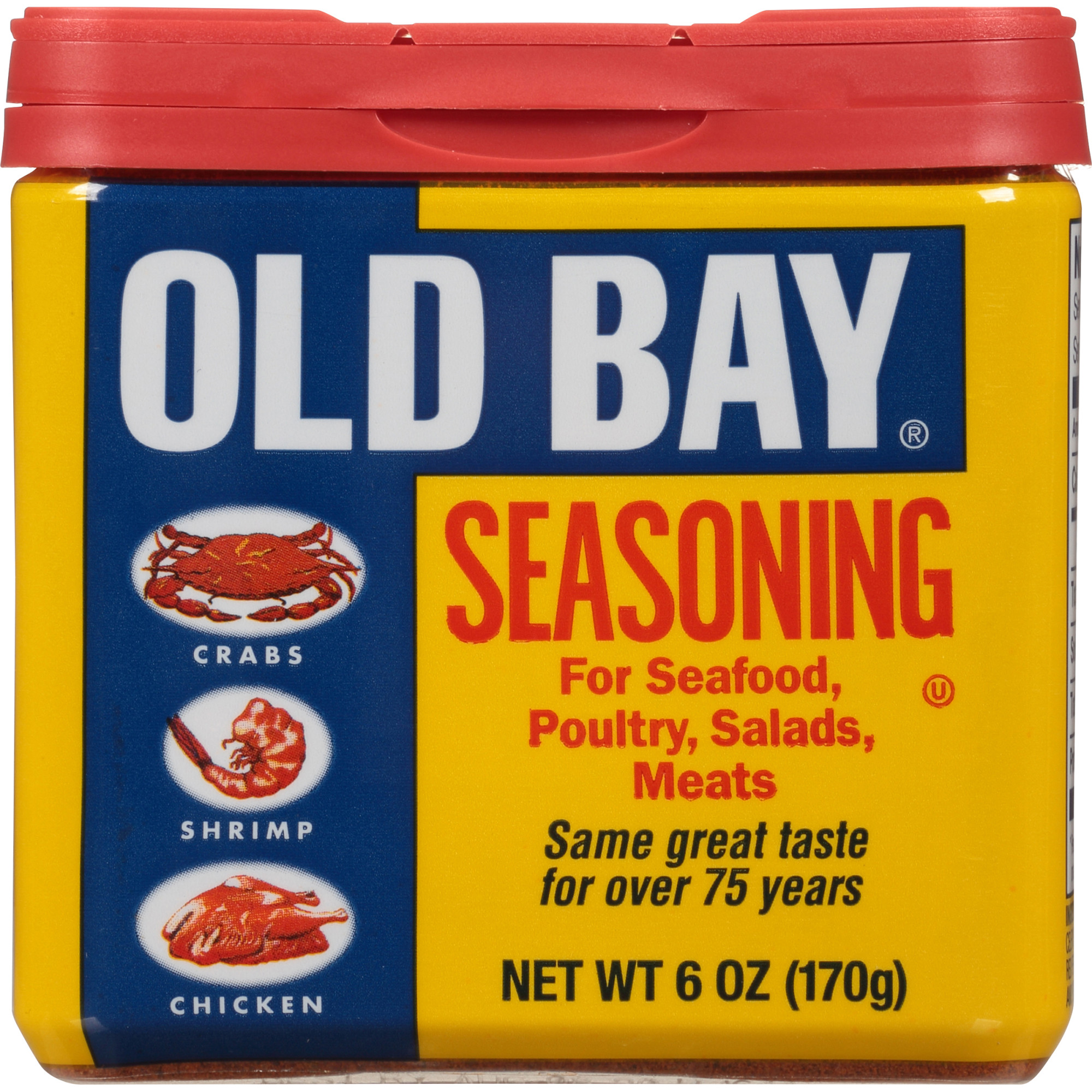 OLD BAY Classic Seafood Seasoning, 6 oz Mixed Spices & Seasonings - image 1 of 13