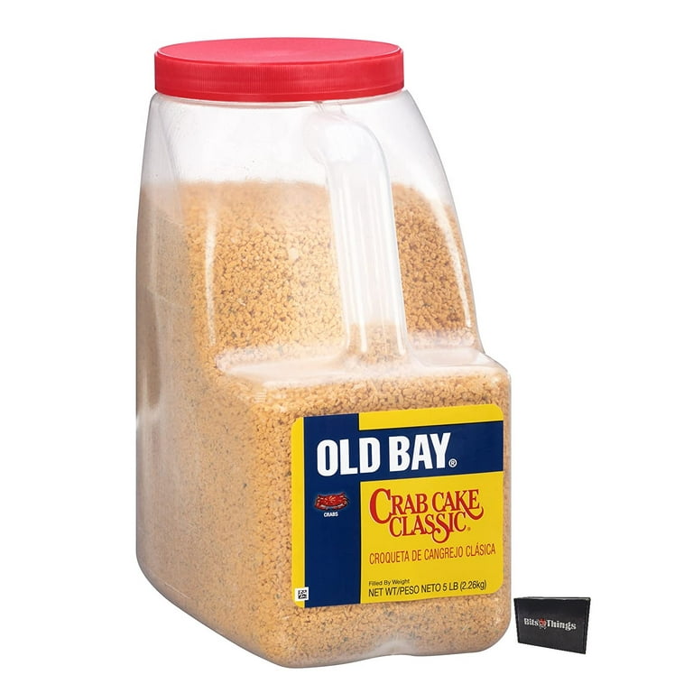 OLD BAY Crab Cake Classic Seasoning Mix 5 lb - Premium Blend of Bread  Crumbs and Herbs to Make Extraordinary Crab Cakes 