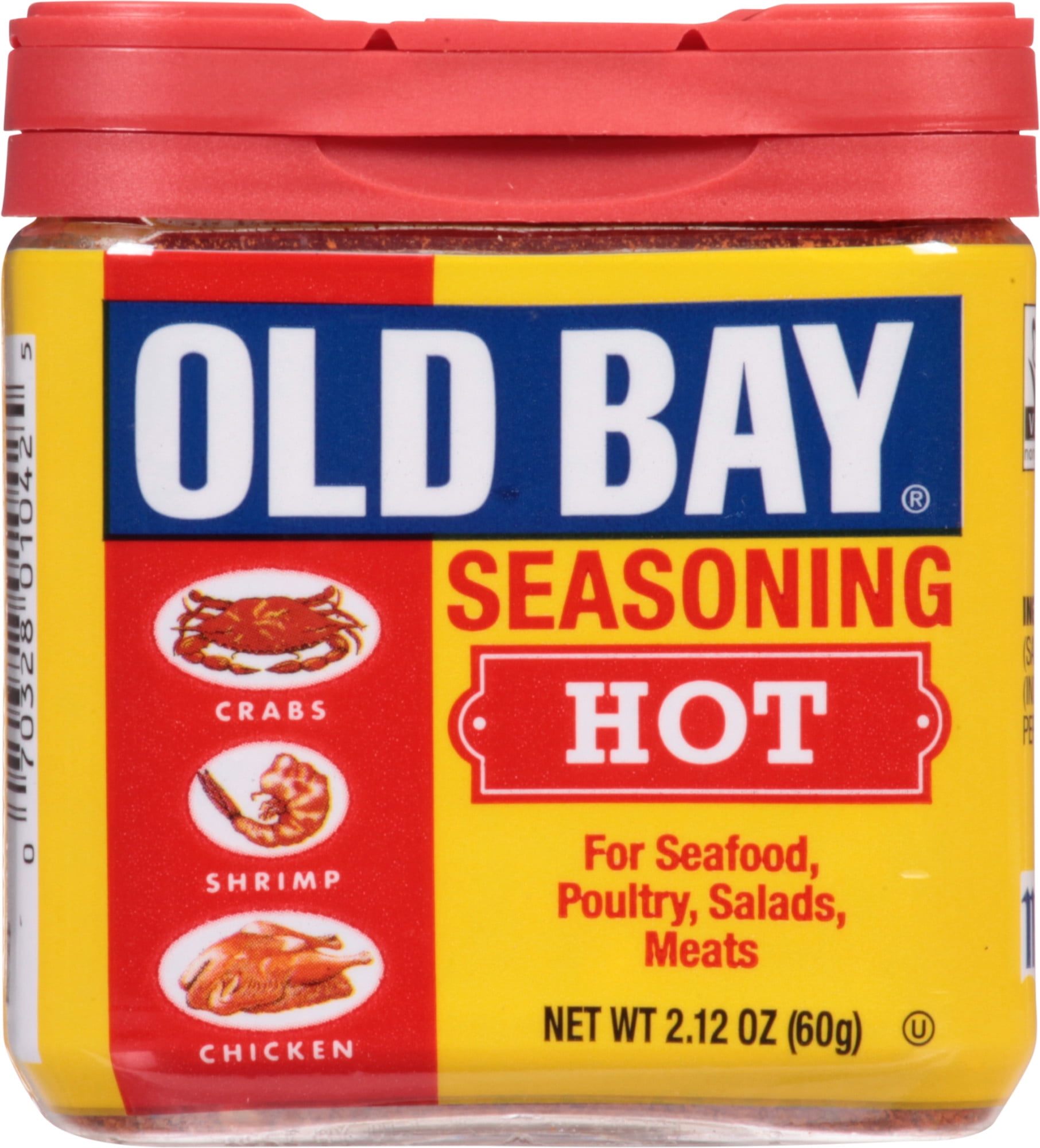 OLD BAY Hot Seasoning, 2.12 oz Mixed Spices & Seasonings