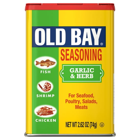 OLD BAY Kosher Garlic Herb Seasoning, 2.62 oz Can
