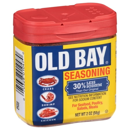 OLD BAY 30% Less AIF4 Sodium Seasoning, 2 oz