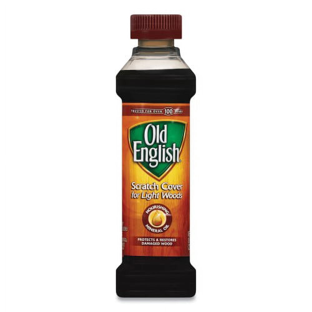 OLD ENGLISH Furniture Scratch Cover, For Light Wood, 8oz Bottle (75462