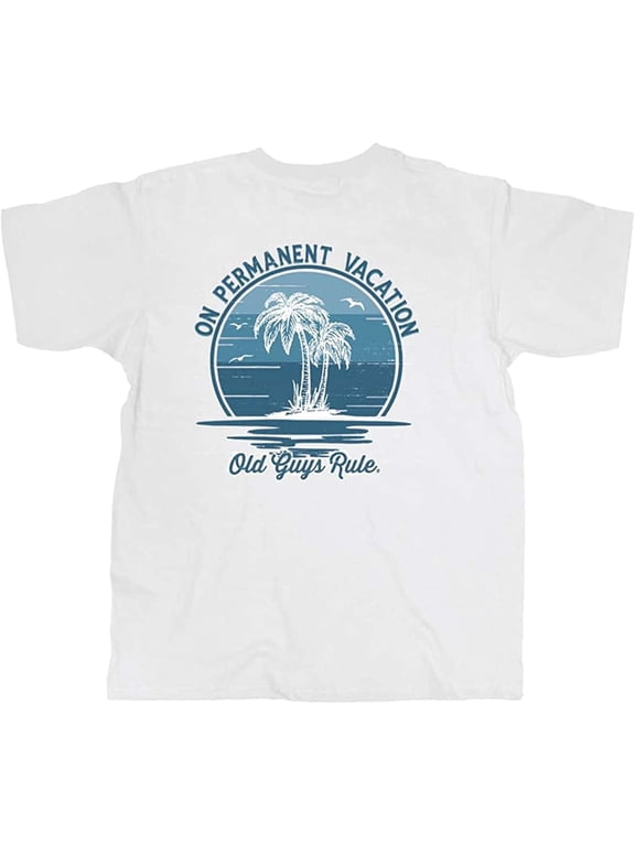 OLD GUYS RULE Men's Graphic T-Shirt, Old Blue