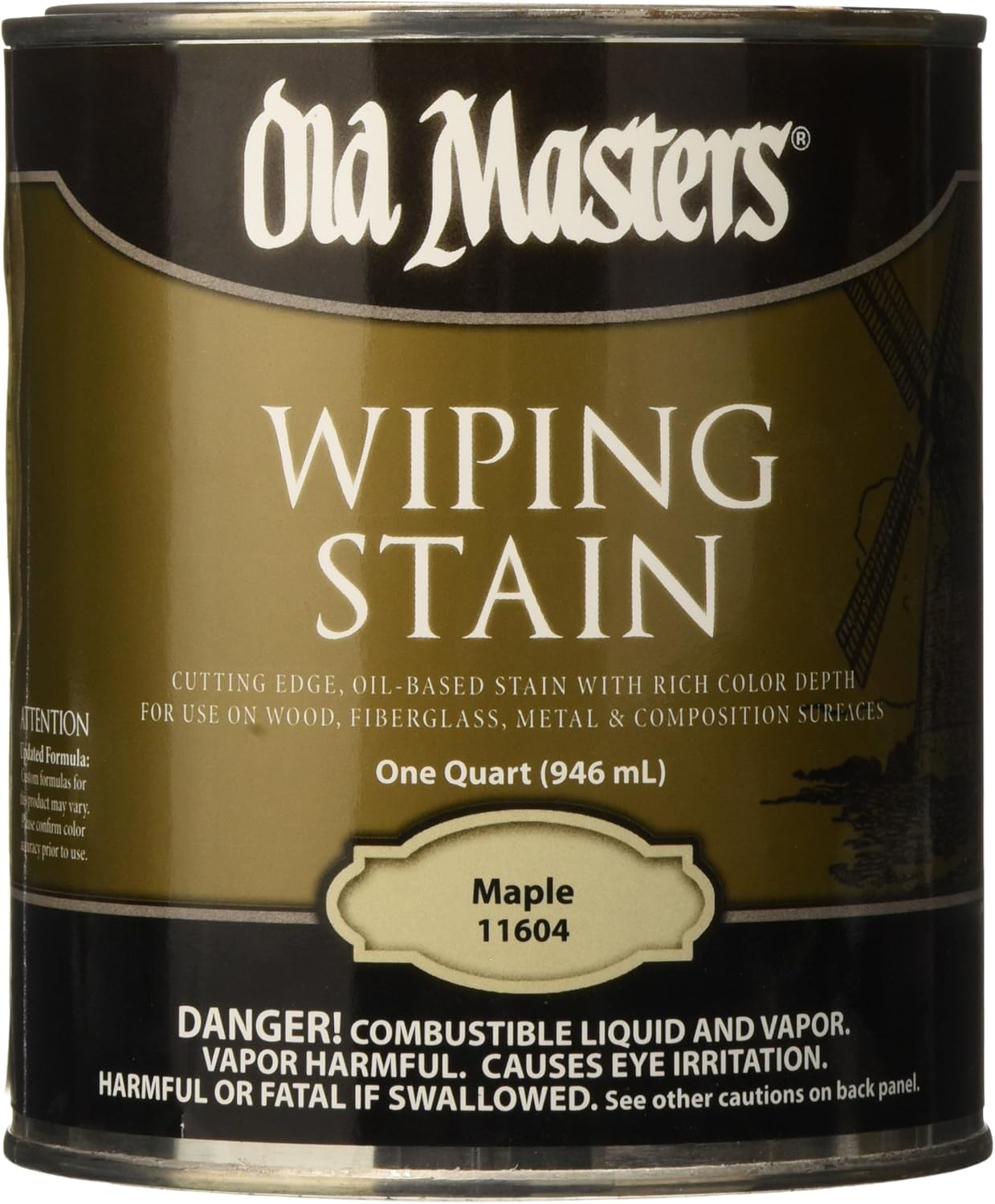 OLD MASTERS, Maple 11604 WIP Stain, 1 Quart