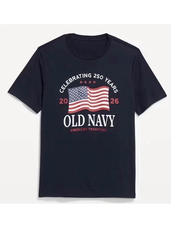 OLD NAVY US Flag 2026 RED, NAVY, etc 250th Anniversary T-SHIRT ALL SIZE S- 4XL, Vintage Birthday Gift