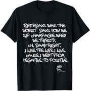 OLD SCHOOL RAP HIP HOP Merch JUICY POSITIVE Quote 90s T-Shirt