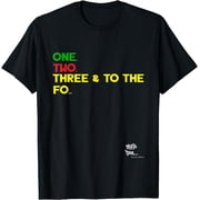 OLD SCHOOL RAP HIP HOP Merch One Two Three Quote 90's T-Shirt