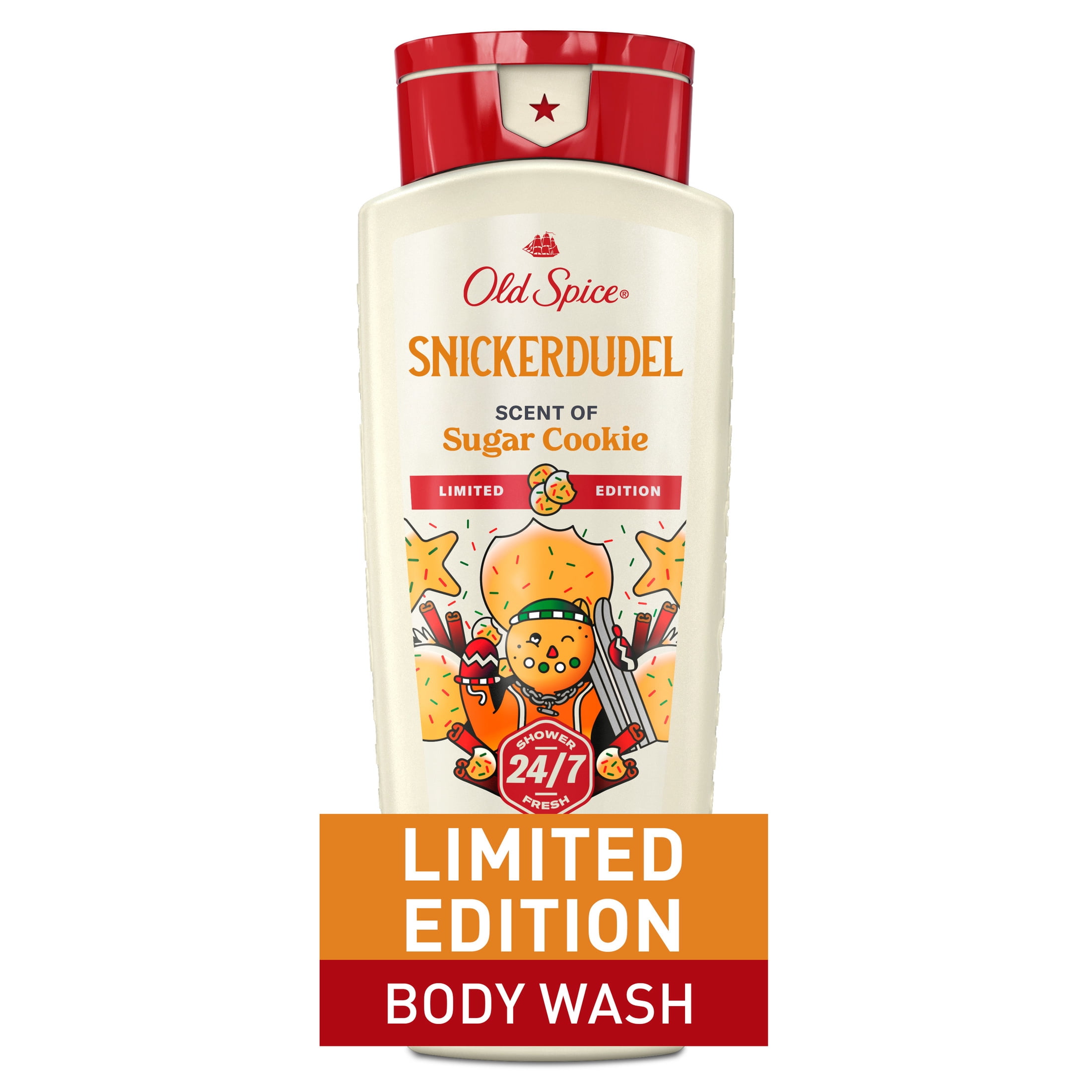 Old Spice Body Wash for men, Holiday Edition, Snickerdudel, 16oz