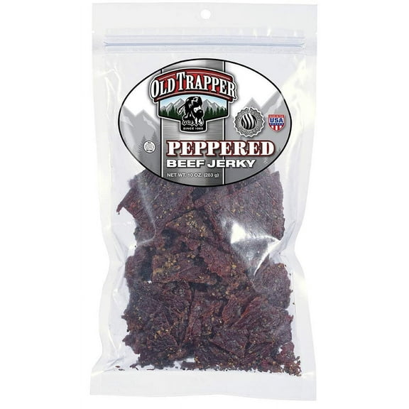 OLD TRAPPER TRADITIONAL BEEF JERKY 10oz 1ct BAG - SPICY