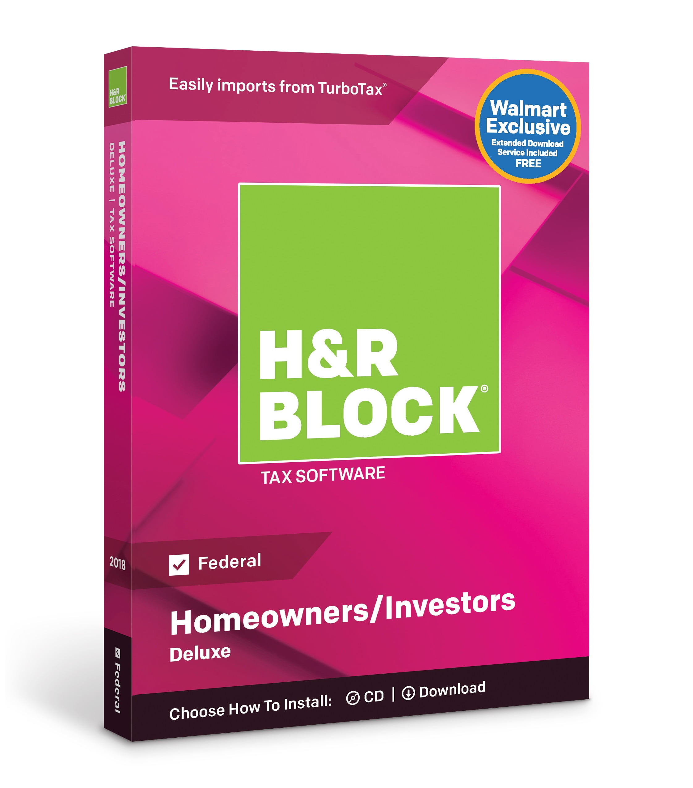 [OLD VERSION] H&R Block Tax Software Deluxe 2018