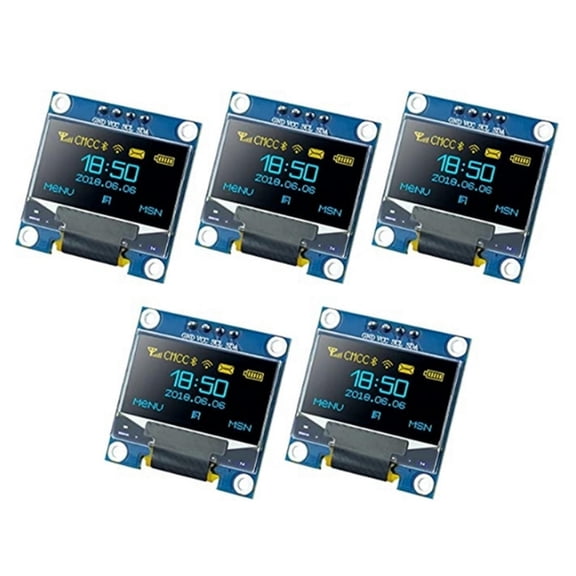 OLED Display Screen Board 0.96 Inch 12864 128X64 Pixel Driver IIC I2C Serial Mini Self-Luminous Display Screen Board