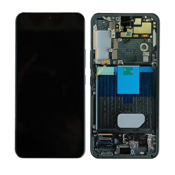 OLED Display Touch Screen Digitizer Assembly With Frame For Samsung Galaxy S22 5G (SM-S901W) - Green (Premium)