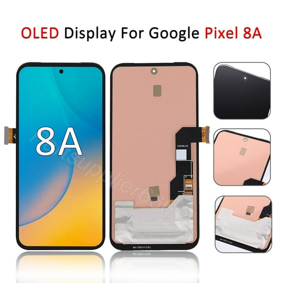 OLED For Google Pixel 8A LCD Display Touch Screen Replacement Digitizer No Frame