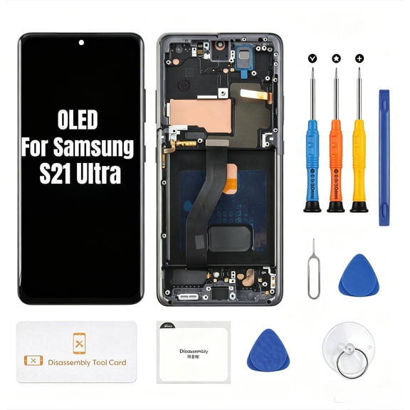OLED For Samsung Galaxy S21 Ultra Screen Replacement SM-G998U SM-G998U1 Display Touch Digitizer Screen Assembly