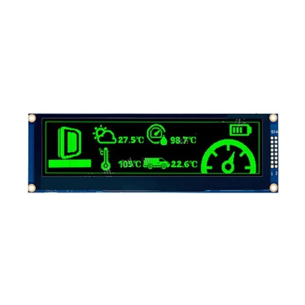OLED Module  5.5 inch Monochrome OLED LCD Dispaly Module 25664 256x64 Pixel Driver SSD1322 SPI 6800/8080 Parallel Display Screen Module for Arduino Raspberry PISTM32
