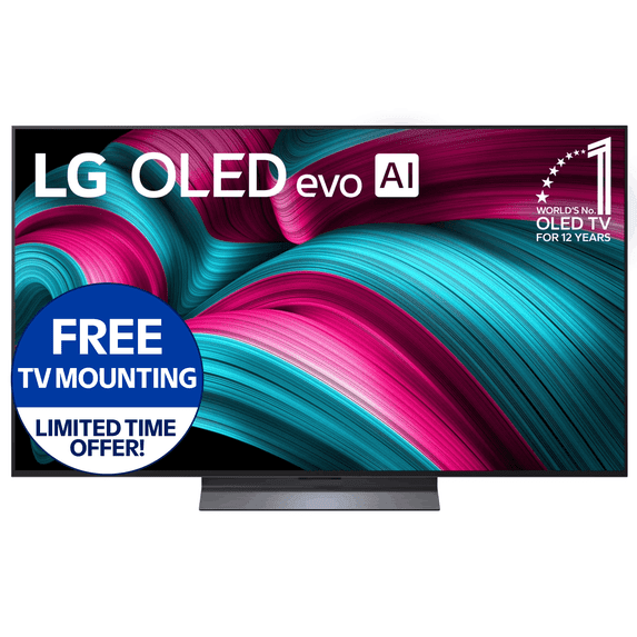 LG 65" C5 Series 4K UHD OLED evo AI Smart webOS 25 TV, OLED65C5PUA
