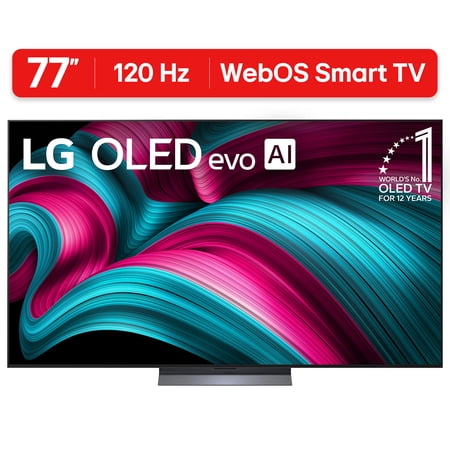 LG OLED77C5PUA 77" OLED C5 3840 x 2160 OLED Television Type with Stand & Magic Remote with two (2) AAA batteries, OLED77C5PUA.AUS, 1 Pack