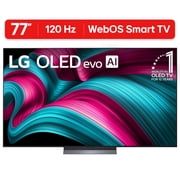 LG OLED77C5PUA 77 OLED C5 3840 x 2160 OLED Television Type with Stand & Magic Remote with two 2 AAA batteries, OLED77C5PUA.AUS, 1 Pack