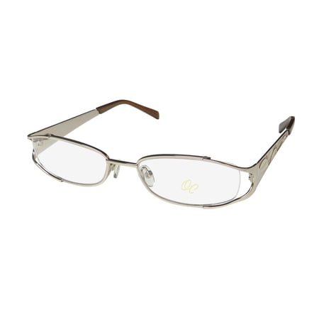 OLEG CASSINI OCO 319 EYEGLASS FRAME/GLASSES ELEGANT FULL-RIM WOMENS DESIGN SLEEK