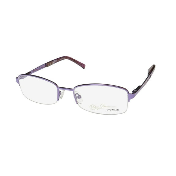 OLEG CASSINI OCOV 653 EYEGLASS FRAME/GLASSES HALF-RIM PRESTIGIOUS DESIGNER SLEEK
