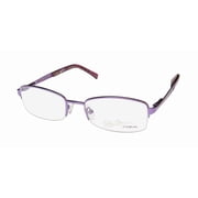 OLEG CASSINI OCOV 653 EYEGLASS FRAME/GLASSES HALF-RIM PRESTIGIOUS DESIGNER SLEEK