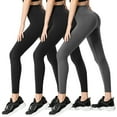 thumbnail image 1 of OLENNZ 3 Pack Women's Leggings-Yoga Pants Workout Running Legging S-M, 1 of 6