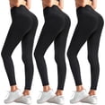thumbnail image 1 of OLENNZ 3 Pack Women's Leggings-Yoga Pants Workout Running Legging L-XL, 1 of 6