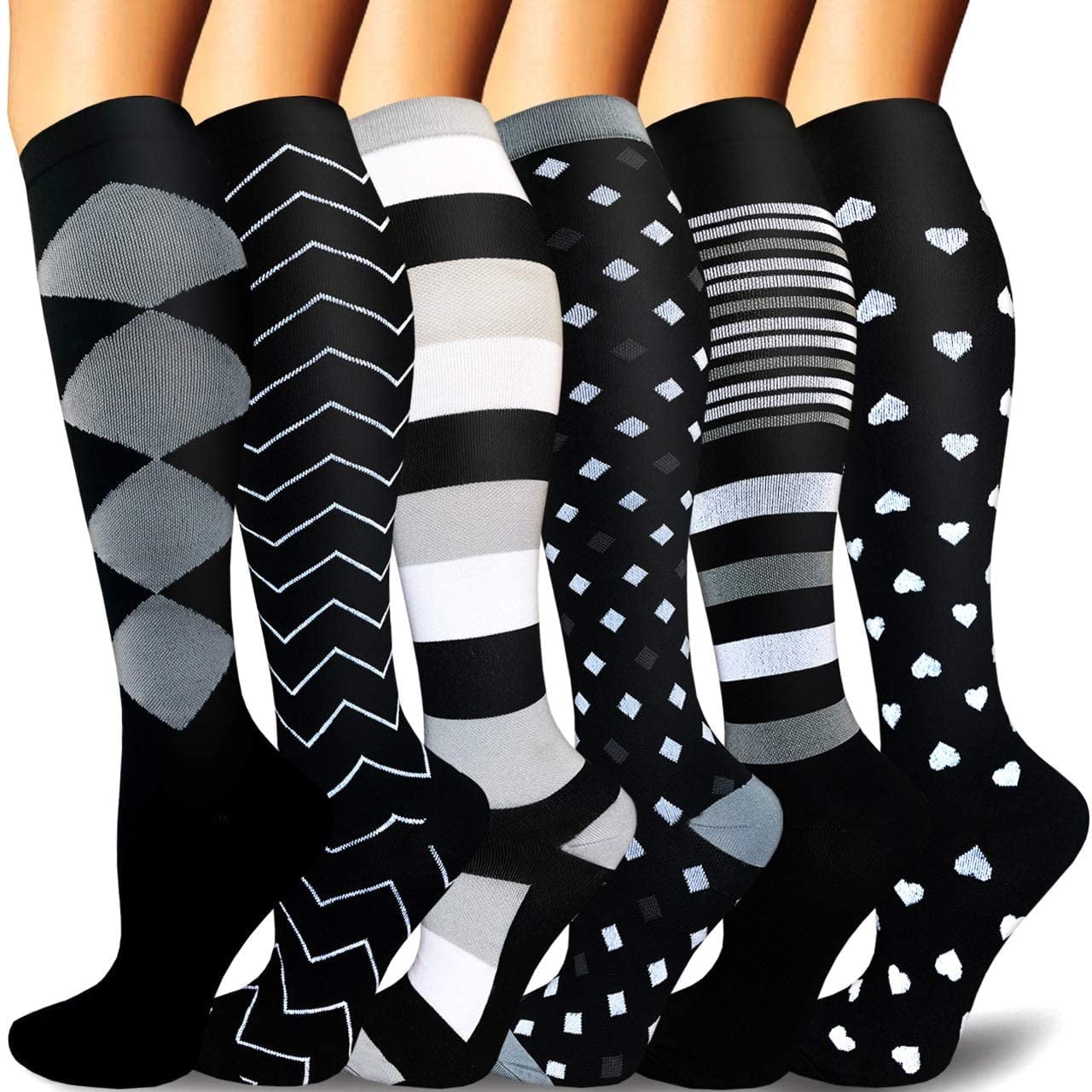  Aoliks Compression Socks for Women & Men,Funny