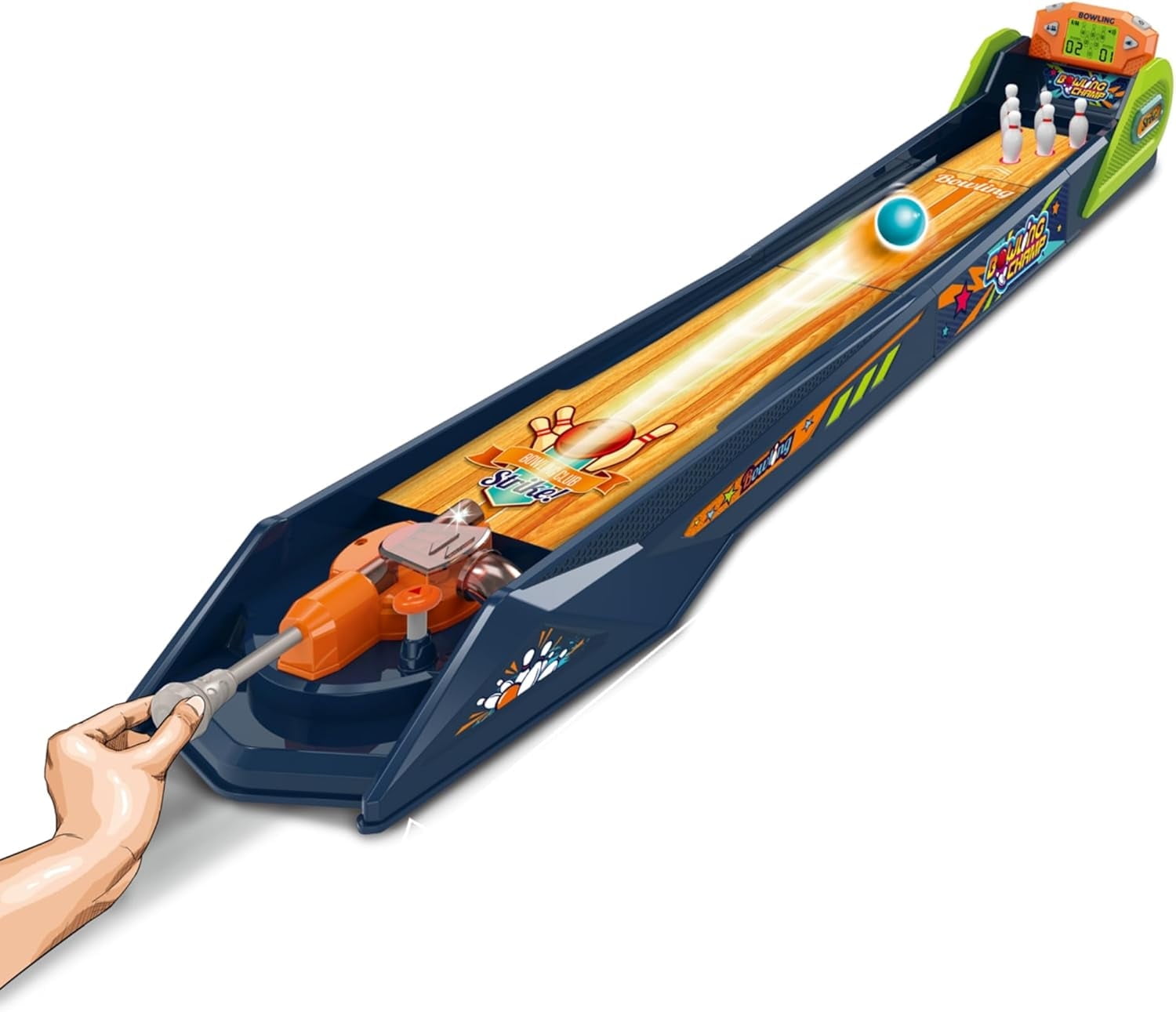 OLEOCA Bowling Game — Electronic Tabletop Arcade Game with LCD Auto ...