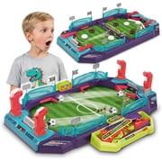 OLEOCA Soccer Board Game   2 in 1 Foosball & Sling Puck Game for Kids Ages 3+