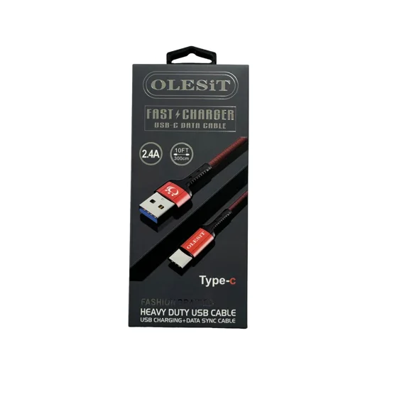 OLESIT USBC to Lightning Fast Charging & Data Sync Cable 10 Feet