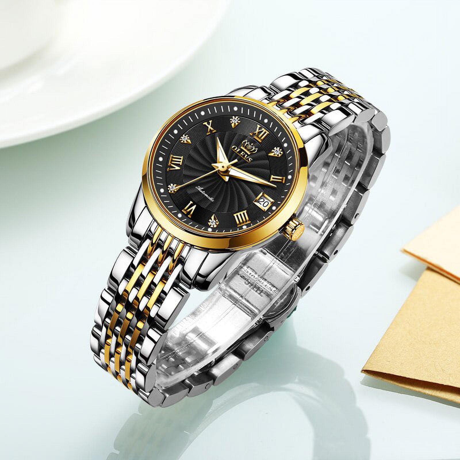 OLEVS Automatic Mechanical Watch for Women Luxury Top Brand Ladies