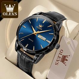 GOLDEN HOUR Military Sports Mens Watches Large Size Big Gold Dial 3ATM Waterproof Stopwatch Alarm Digital Analog Wrist Watch with Black Rubber Band Walmart