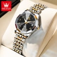 thumbnail image 1 of OLEVS Watches for Women Luxury Casual Dress Analog Quartz Digital Date Two Tone Gold Plated Stainless Steel Waterproof Luminous Female Wrist Watch Reloj para Mujer, 1 of 11