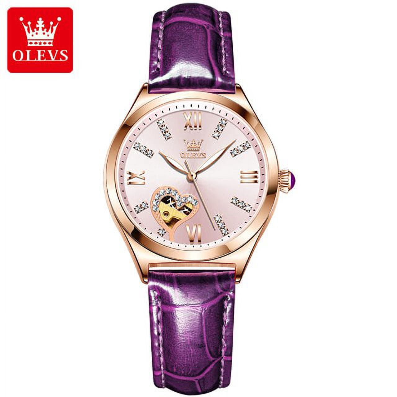 OLEVS New Mechanical Watches Women Waterproof Luminous Ladies Wrist