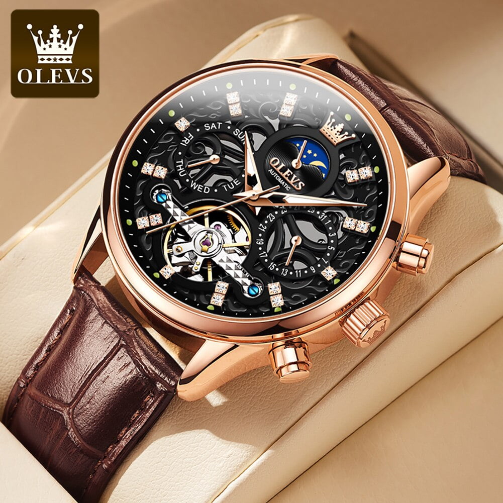 Men's self winding clearance watches