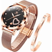 OLEVS Watches for Women Fashion Dress Elegant Luxury Womens Watches Japanese Analog Quartz Waterproof Luminous Ladies Watches Bracelet Gifts Set Reloj para Mujer