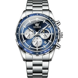 Rocawear Men's Chronograph Quartz Metal Strap Analog Watch