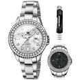 thumbnail image 1 of OLEVS Watches for Women Fashion Dress Elegant Luxury Womens Watches Analog Quartz Diamond Stainless Steel Waterproof Luminous Date Ladies Watches Gifts Reloj para Mujer, 1 of 11
