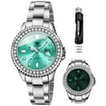 thumbnail image 1 of OLEVS Watches for Women Fashion Dress Elegant Luxury Womens Watches Analog Quartz Diamond Stainless Steel Waterproof Luminous Date Ladies Watches Gifts Reloj para Mujer, 1 of 11