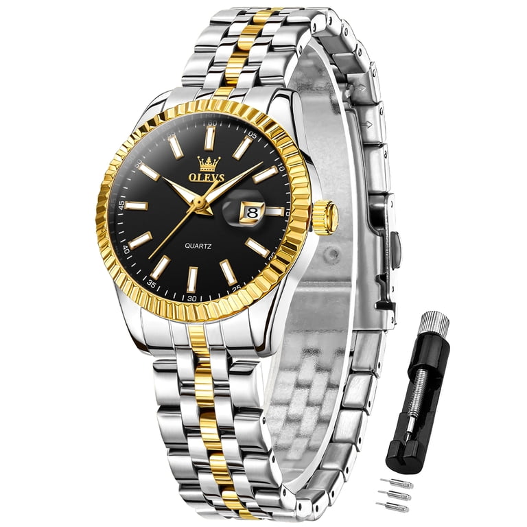 OLEVS Watches for Women Gold with Date Luxury Female  display picture 1