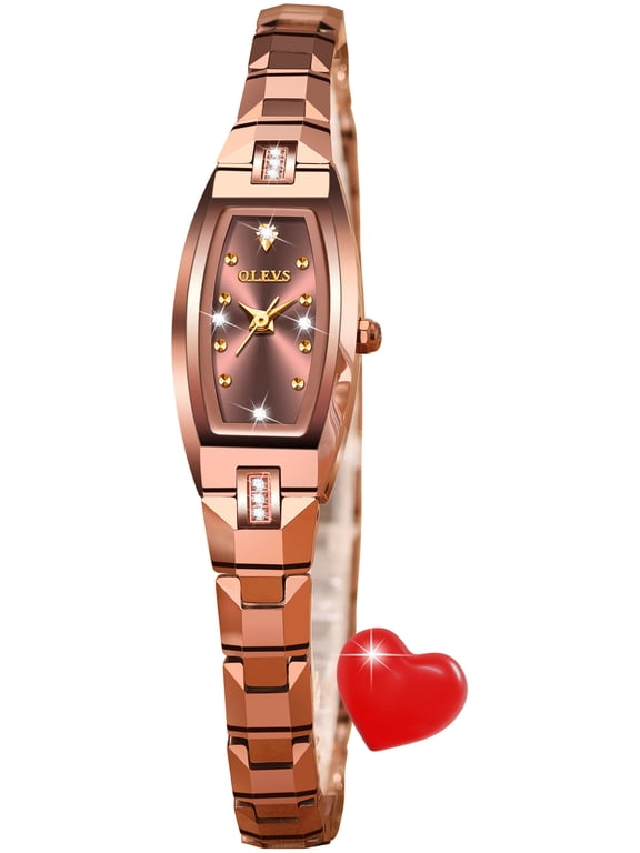 Watches for Women Luxury Dress Waterproof Analog Quartz Rose Gold Plated Tungsten Slim Easy Read Casual Ladies Watches Women Wrist Watches Relojes para Mujer