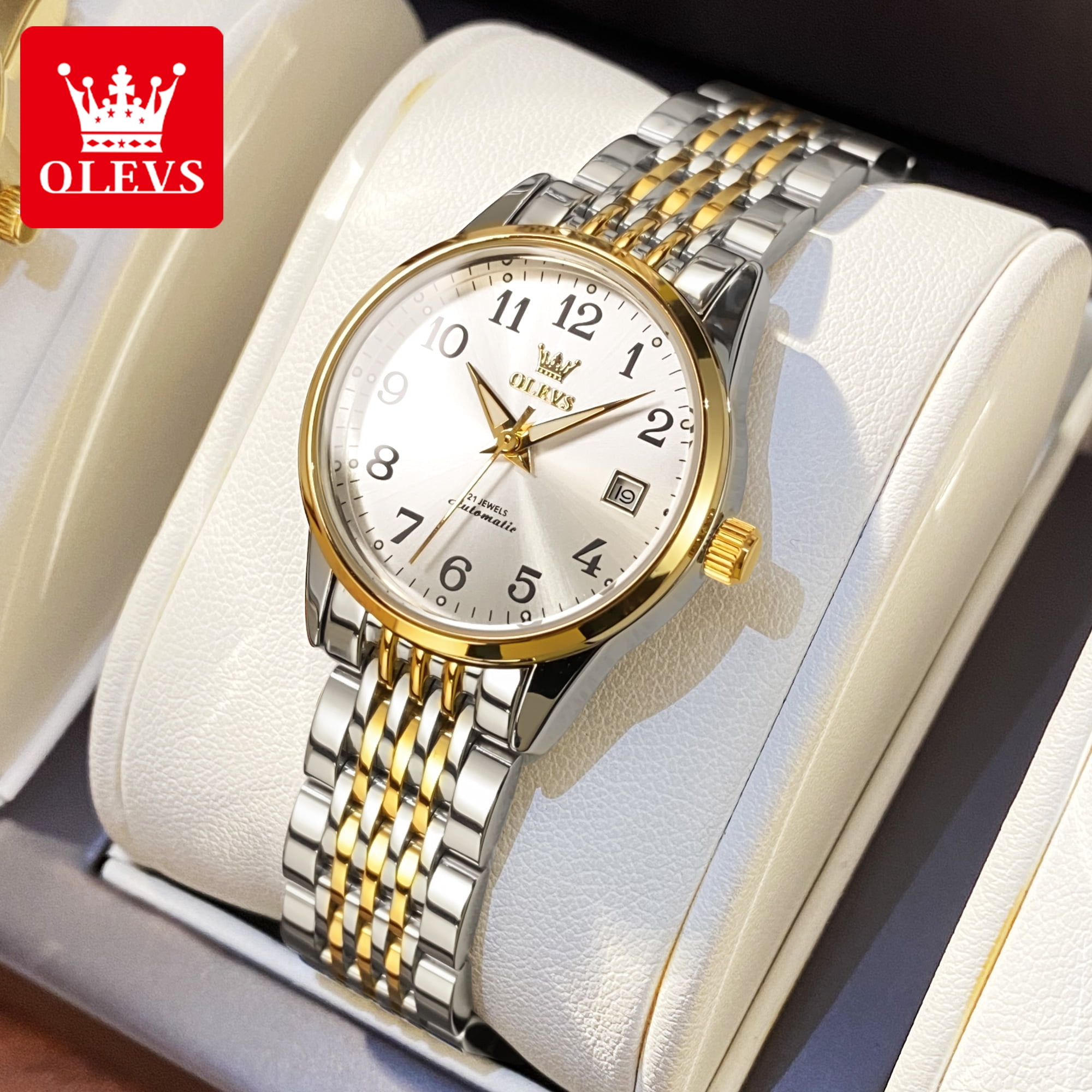 OLEVS Watches for Women Self Winding Easy Reader Luxury 